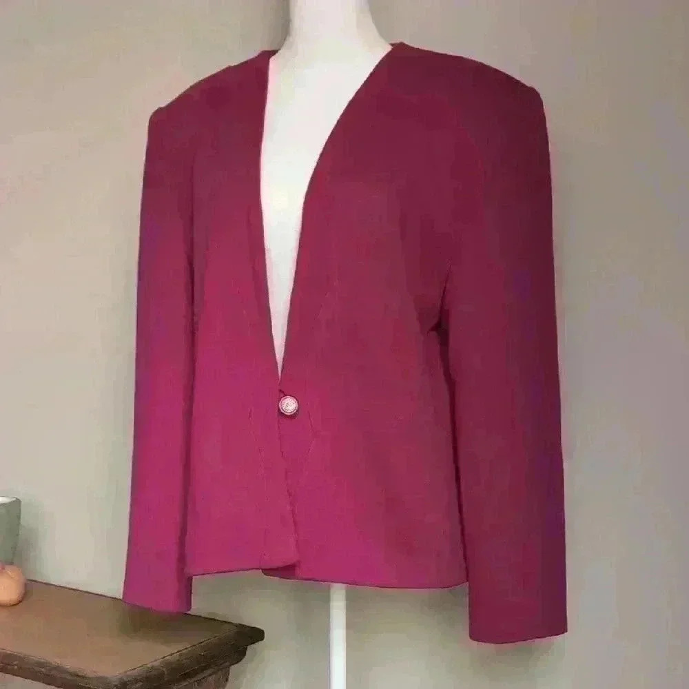 Mountain Home Magenta Women's Wool Blazer